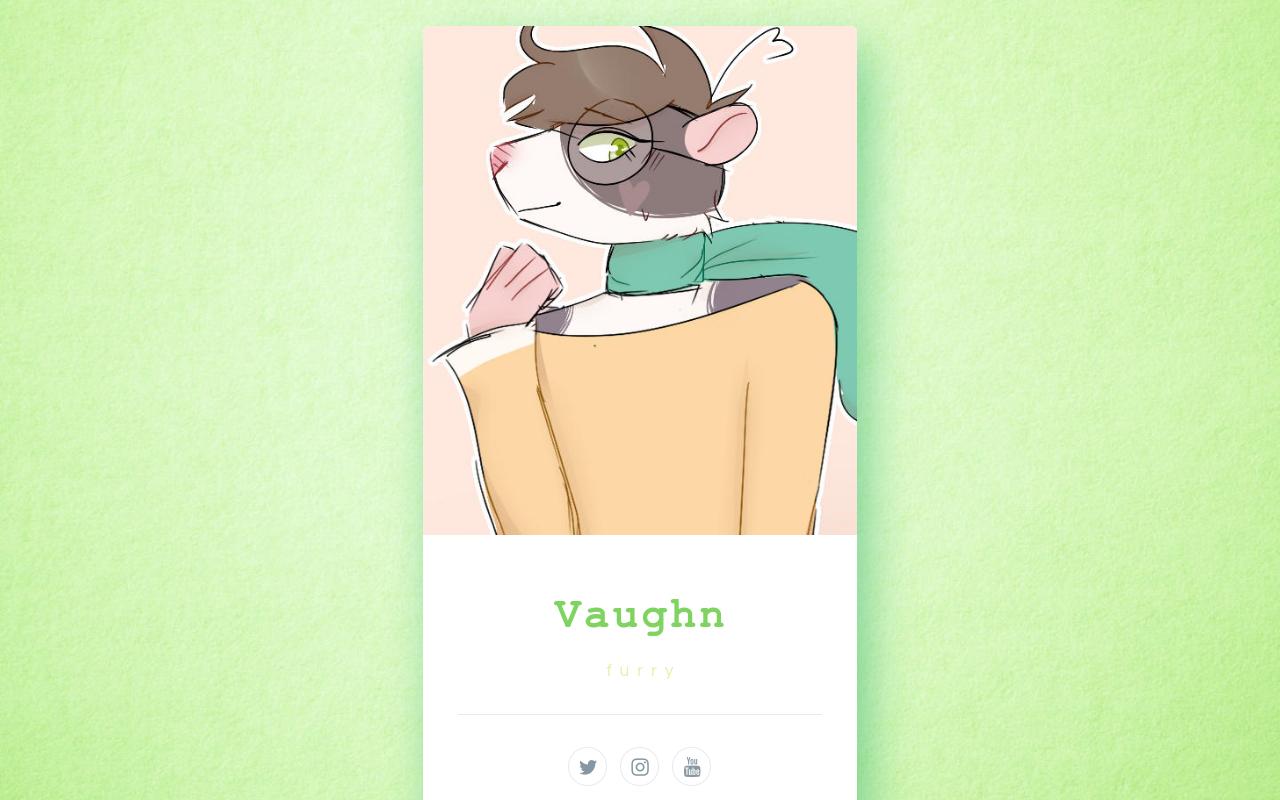 Carrd profile picture for @vaughn